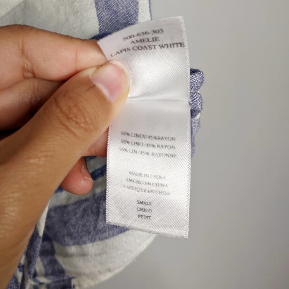 RAILS • Amelie Blue Plaid Tie Front Shirt Sz S - Picture 6 of 7